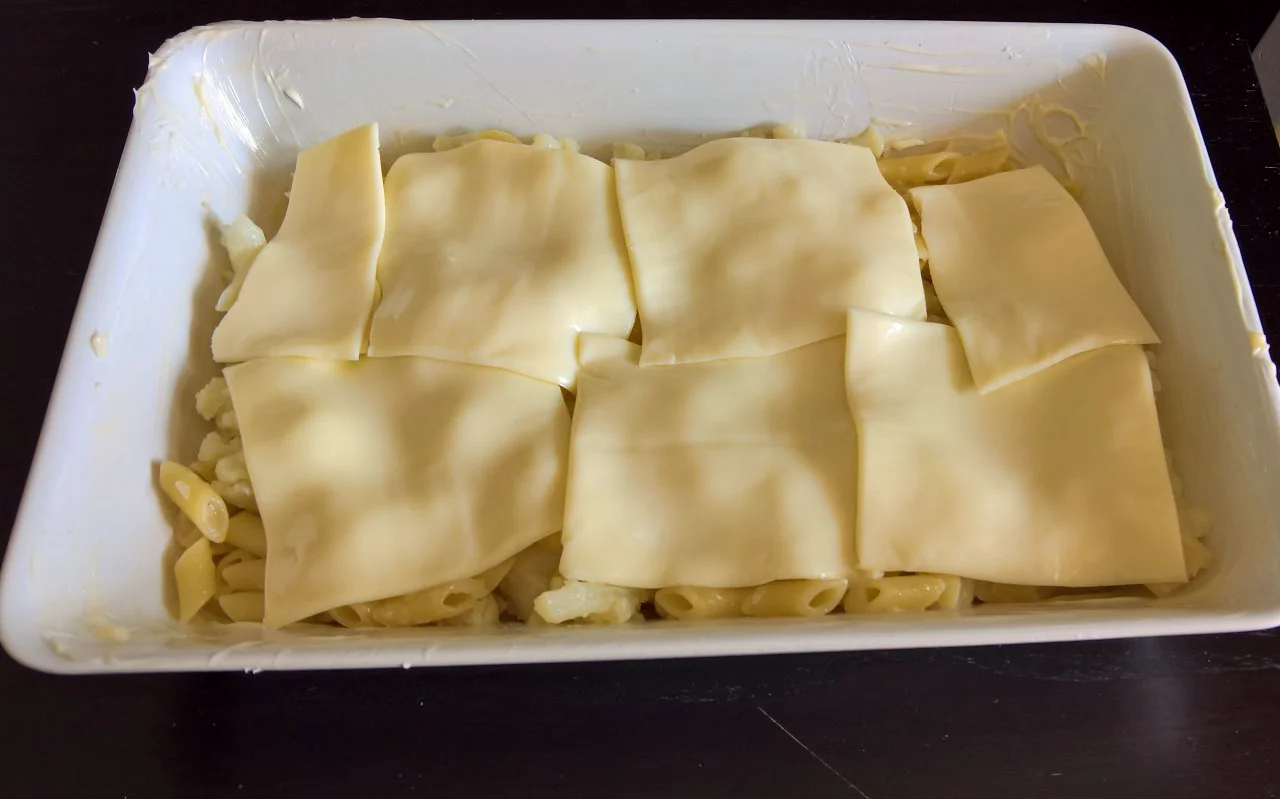 mezze penne con cavolfiore al forno